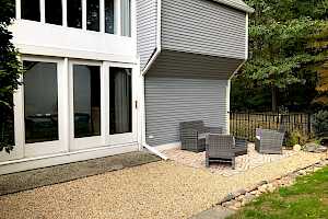 Create your unique patio area using our lightest duty CORE path panels