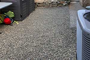 CORE Landscape gravel foundations is ideal for areas around your home that has limited sunlight, making it both functional and attractive.